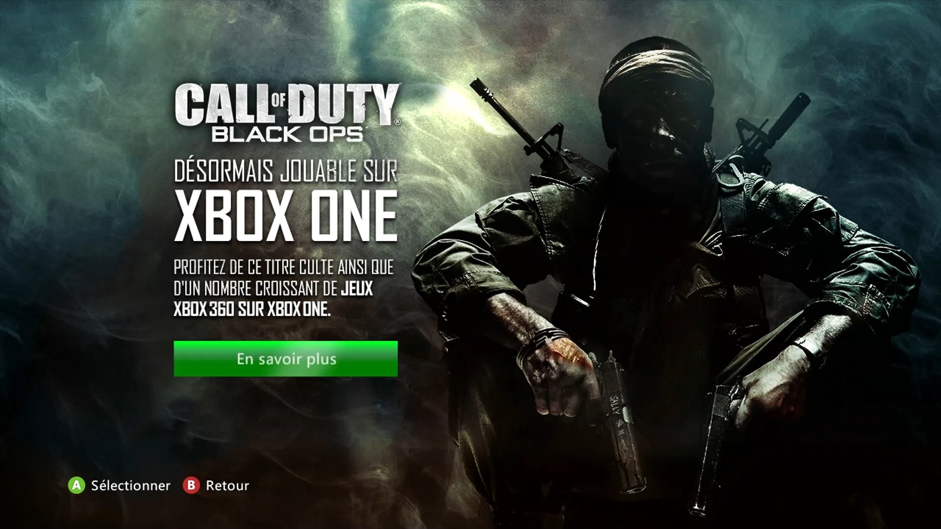Is Black Ops available for Xbox One?